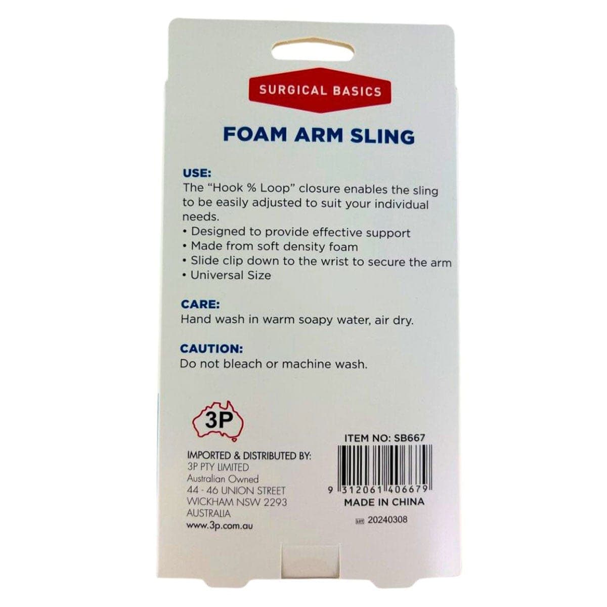 Thumbnail 3P Surgical Basics Foam Arm Sling Universal