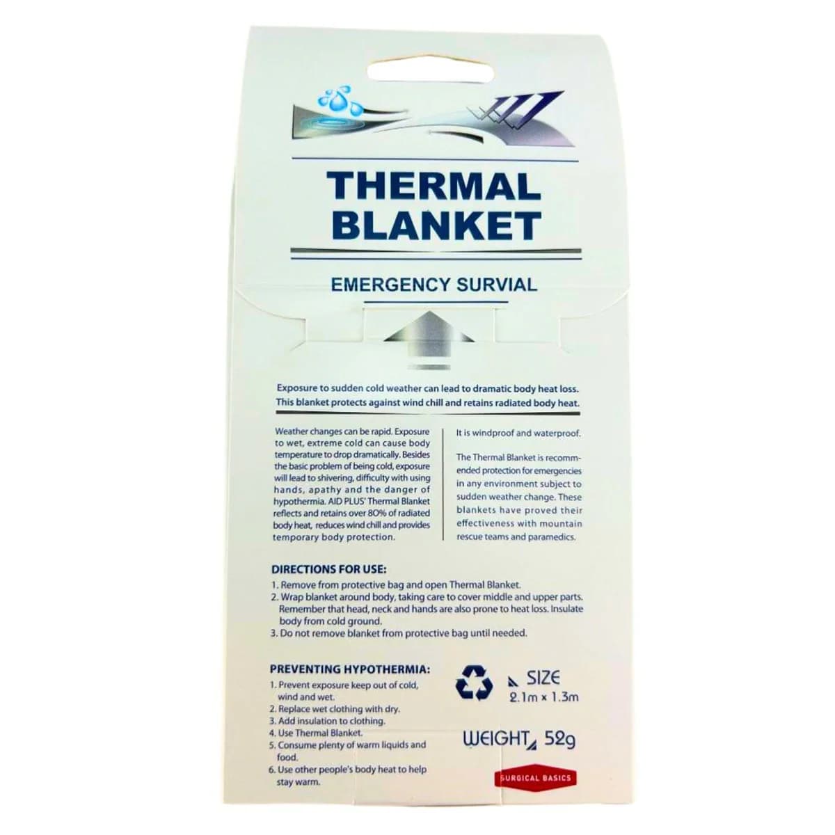 Thumbnail 3P Surgical Basics Emergency Thermal Blanket Single
