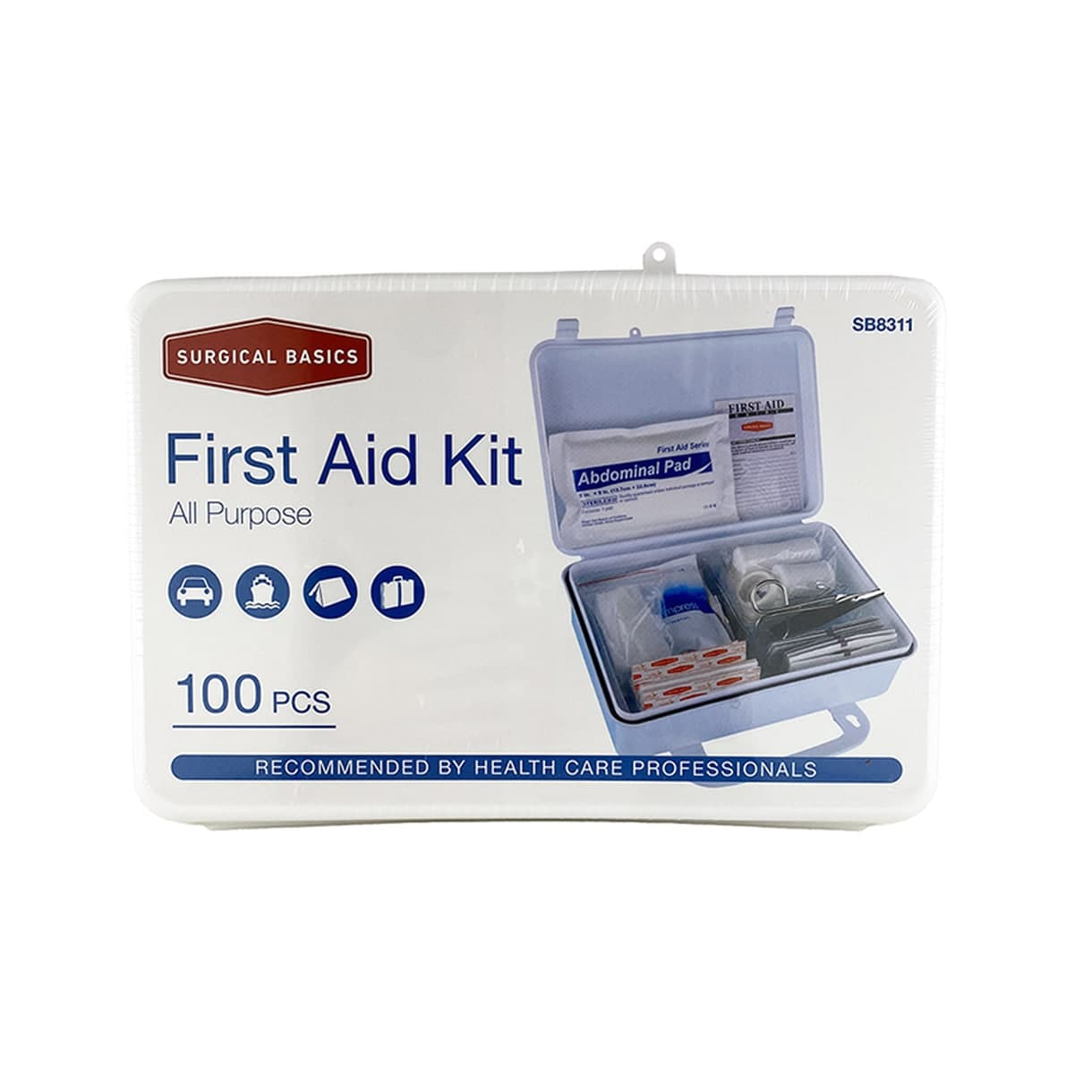 Thumbnail 3P Surgical Basics First Aid Kit 100 Pieces
