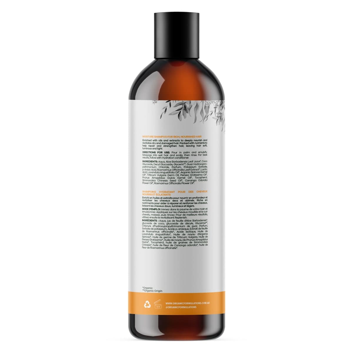 Thumbnail Organic Formulations Moisture Shampoo Hydration 500ml