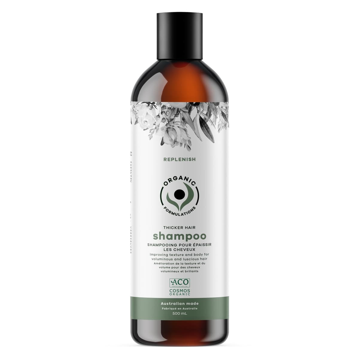 Thumbnail Organic Formulations Thicker Hair Shampoo Replenish 500ml