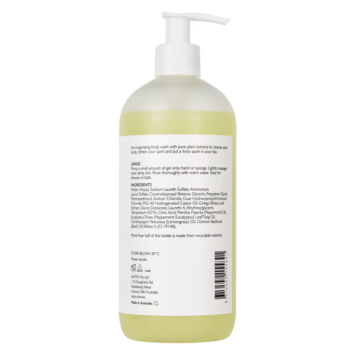 Thumbnail Natio Pep-Up Body Cleanser 500ml