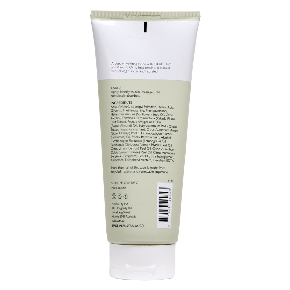 Thumbnail Natio Kakadu Plum & Almond Body Lotion 210ml