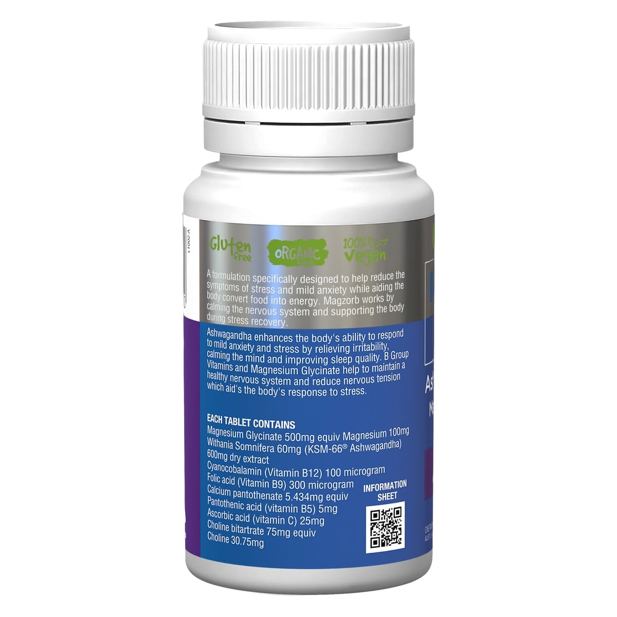 Thumbnail Vitaceuticals MagZorb Calm 60 Tablets