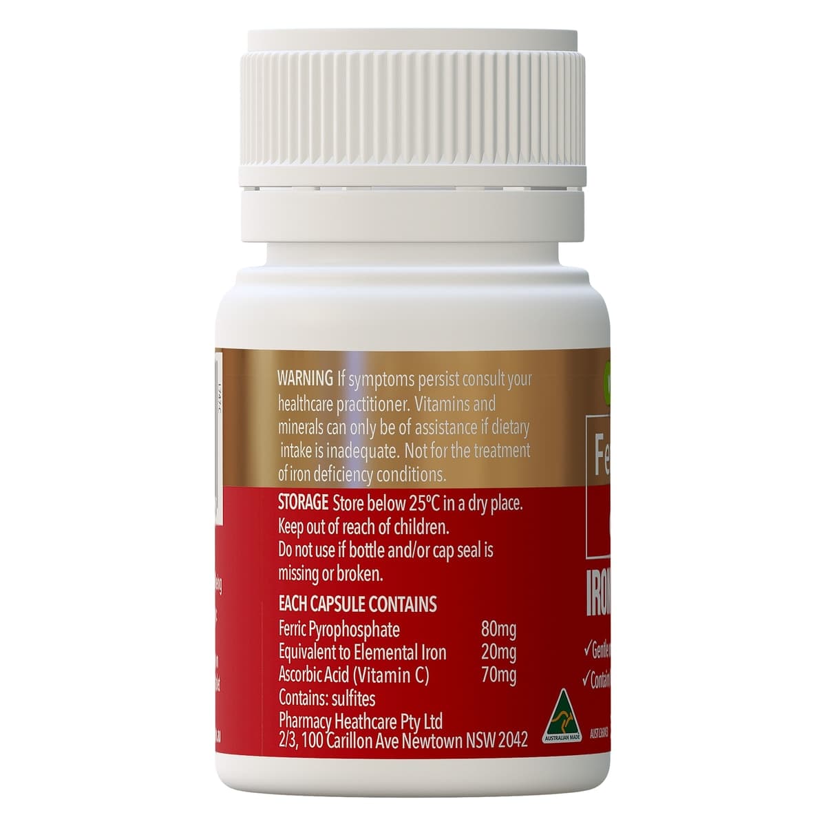 Thumbnail Vitaceuticals Ferrous + C Iron Supplement 30 Chewable Tablets