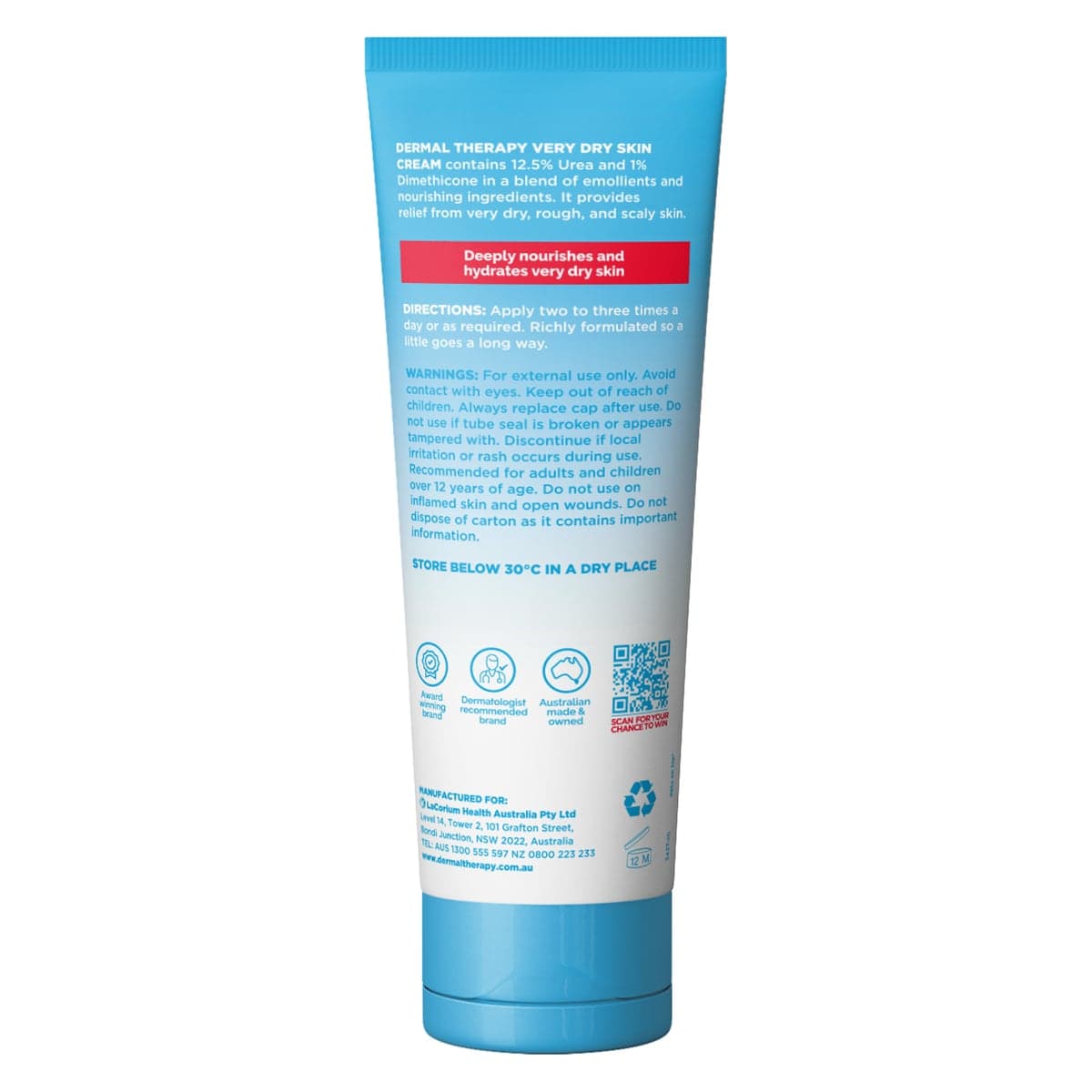 Thumbnail Dermal Therapy Very Dry Skin Cream 125g