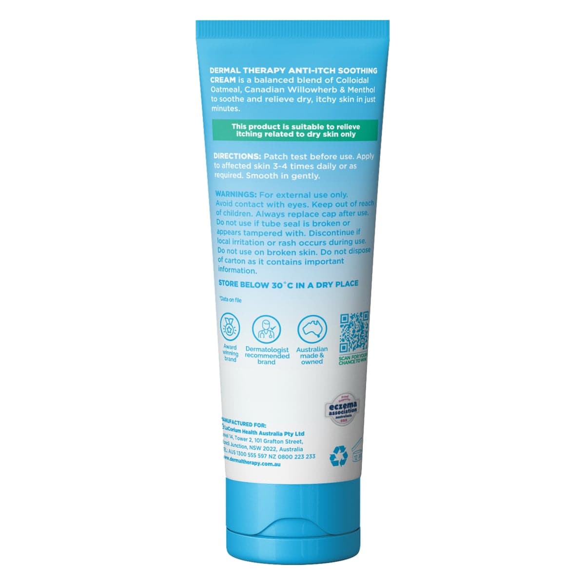 Thumbnail Dermal Therapy Anti Itch Soothing Cream 85g