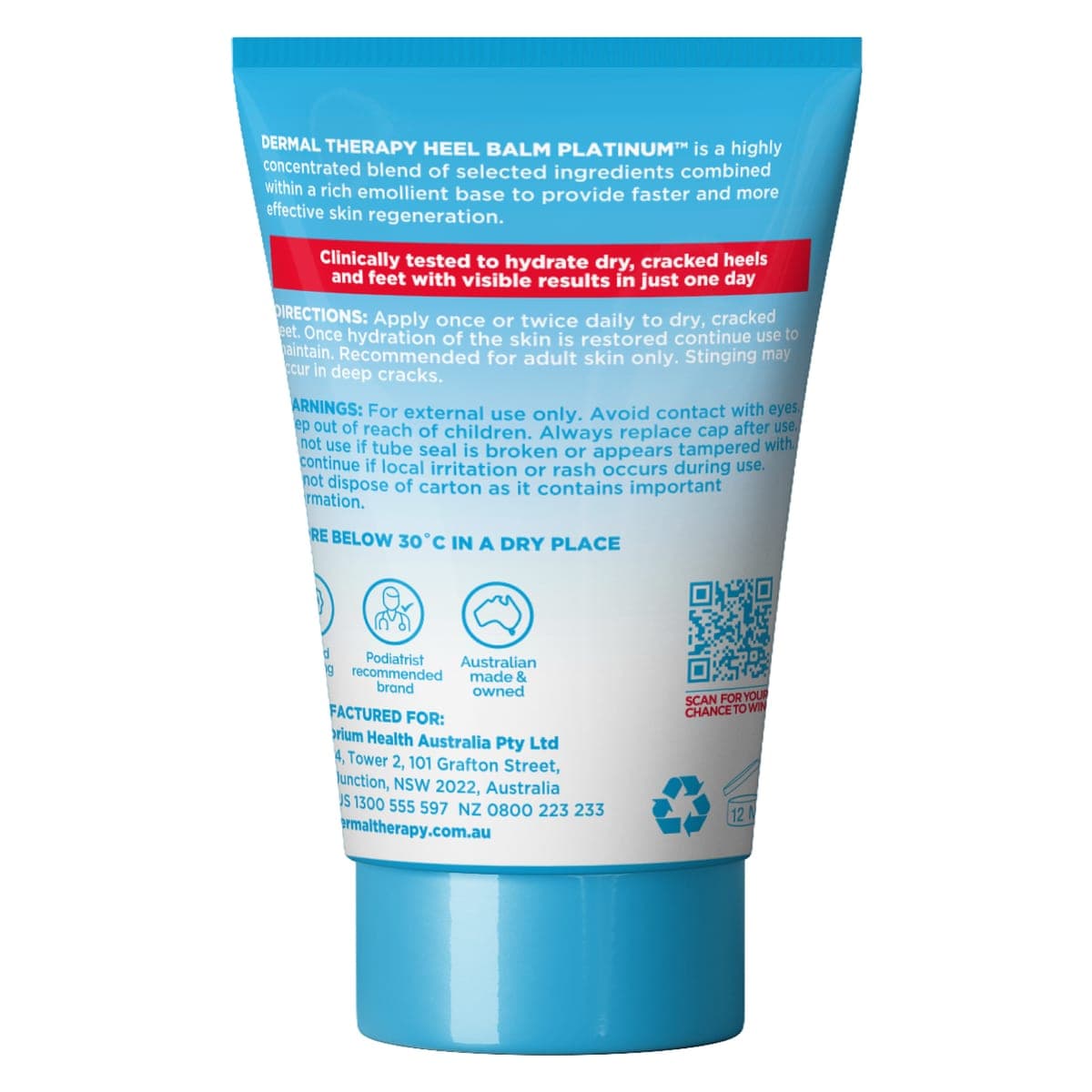 Thumbnail Dermal Therapy Heel Balm Platinum 75g