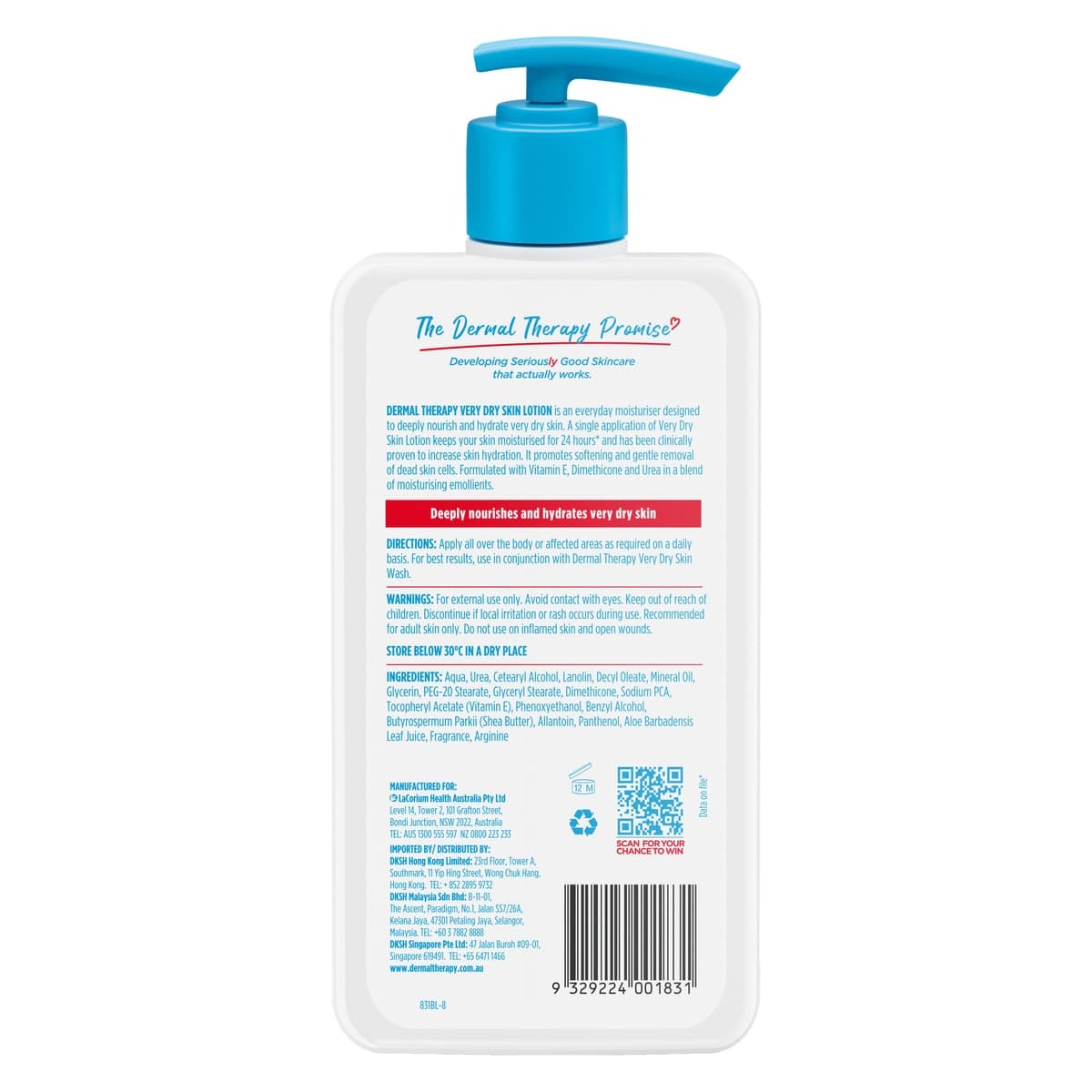 Thumbnail Dermal Therapy Very Dry Skin Lotion 500ml