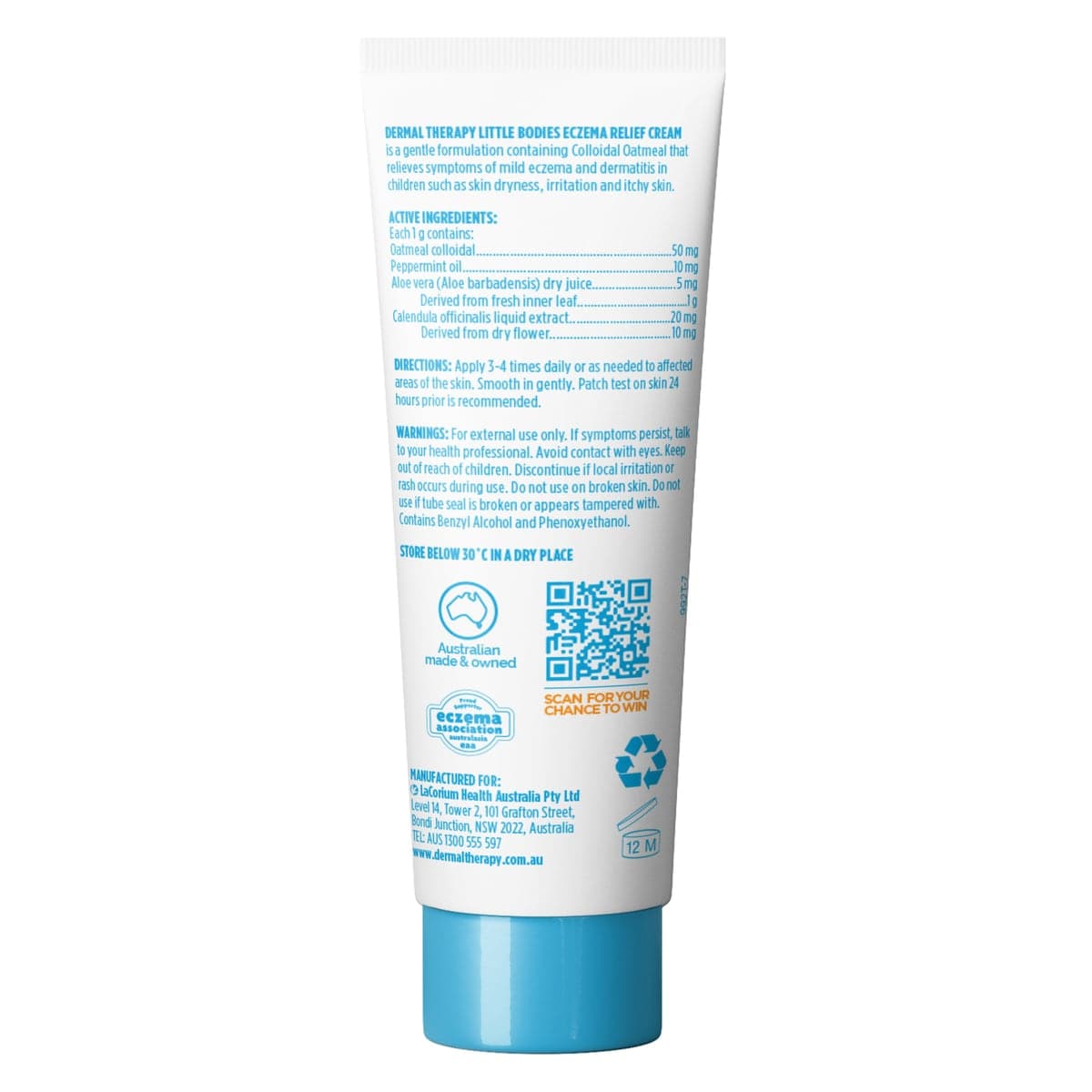 Thumbnail Dermal Therapy Little Bodies Eczema Relief Cream 56g