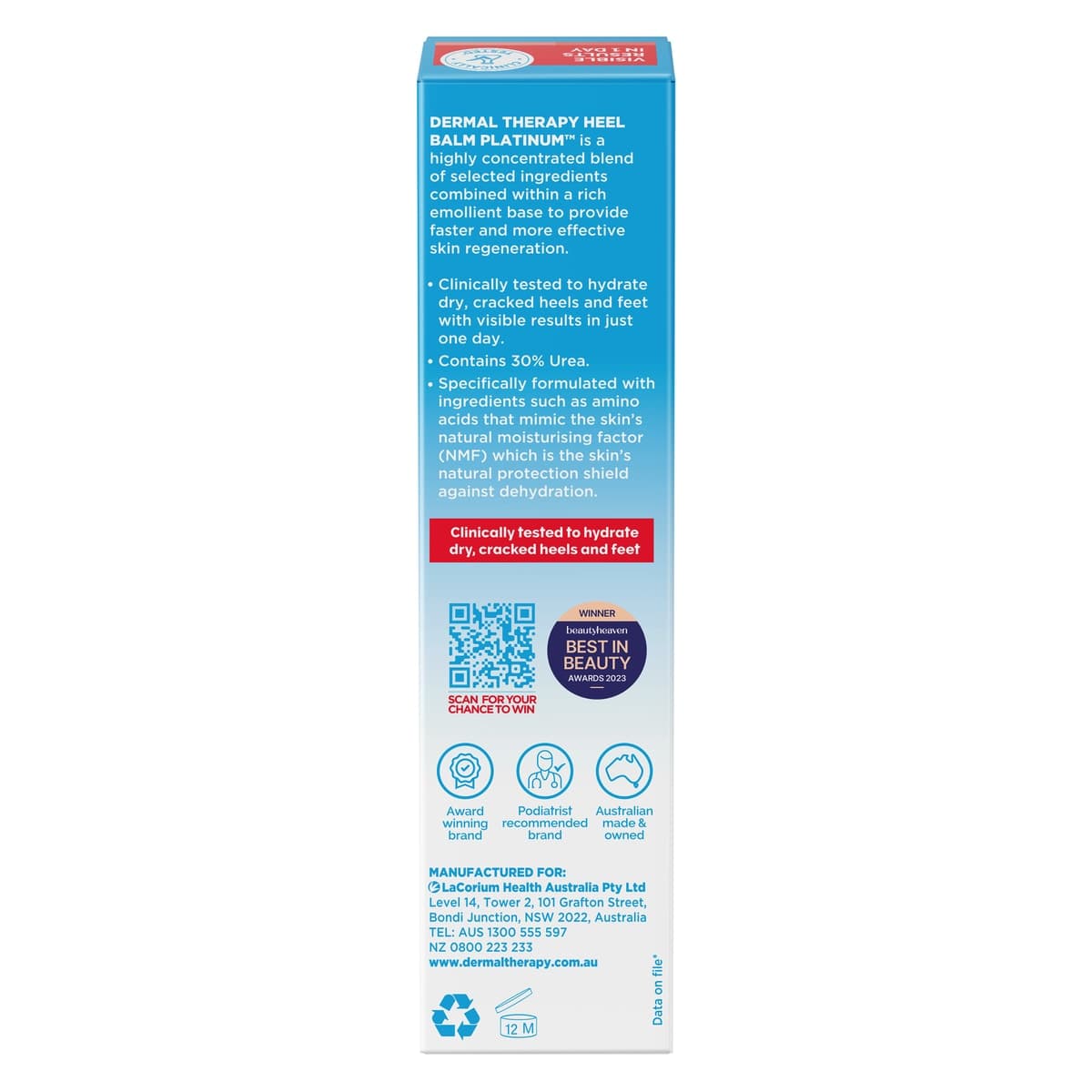 Thumbnail Dermal Therapy Heel Balm Platinum 28g