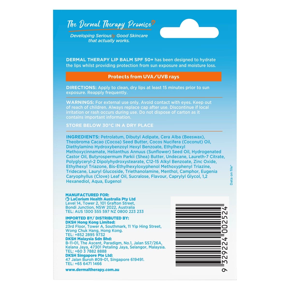 Thumbnail Dermal Therapy Lip Balm SPF50+ 10g