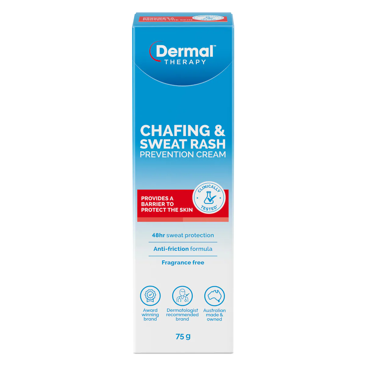 Thumbnail Dermal Therapy Chafing & Sweat Rash Prevention Cream 75g