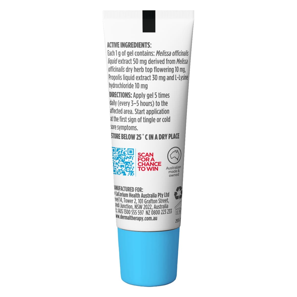 Thumbnail Dermal Therapy Cold Sore + Lysine Gel 5g