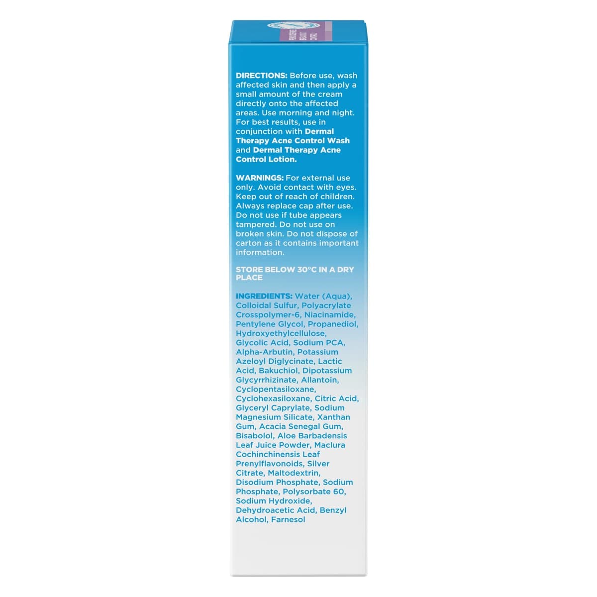 Thumbnail Dermal Therapy Acne Spot Cream 30g