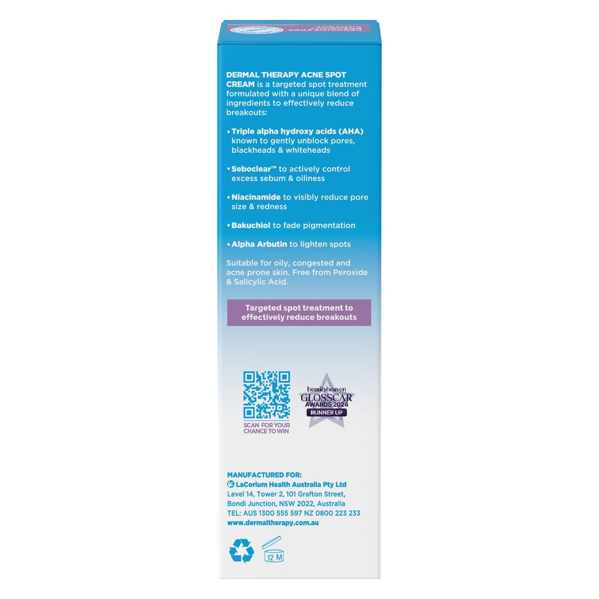 Thumbnail Dermal Therapy Acne Spot Cream 30g