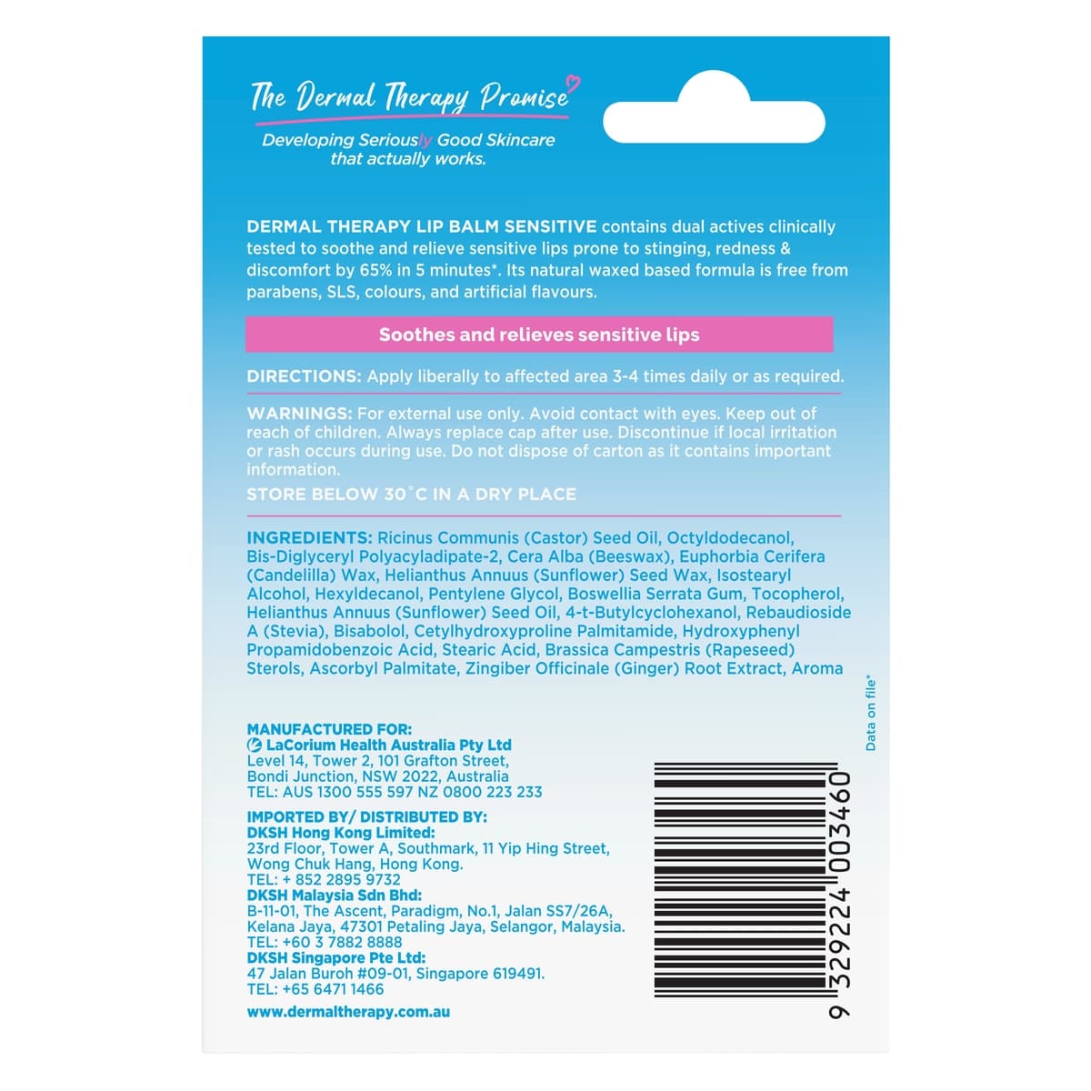 Thumbnail Dermal Therapy Lip Balm Sensitive 10g