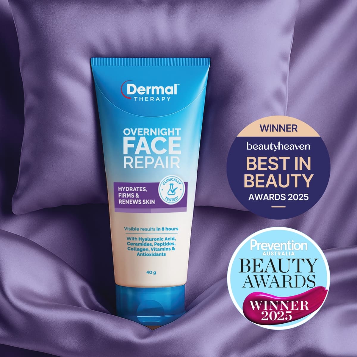 Thumbnail Dermal Therapy Overnight Face Repair Cream 40g