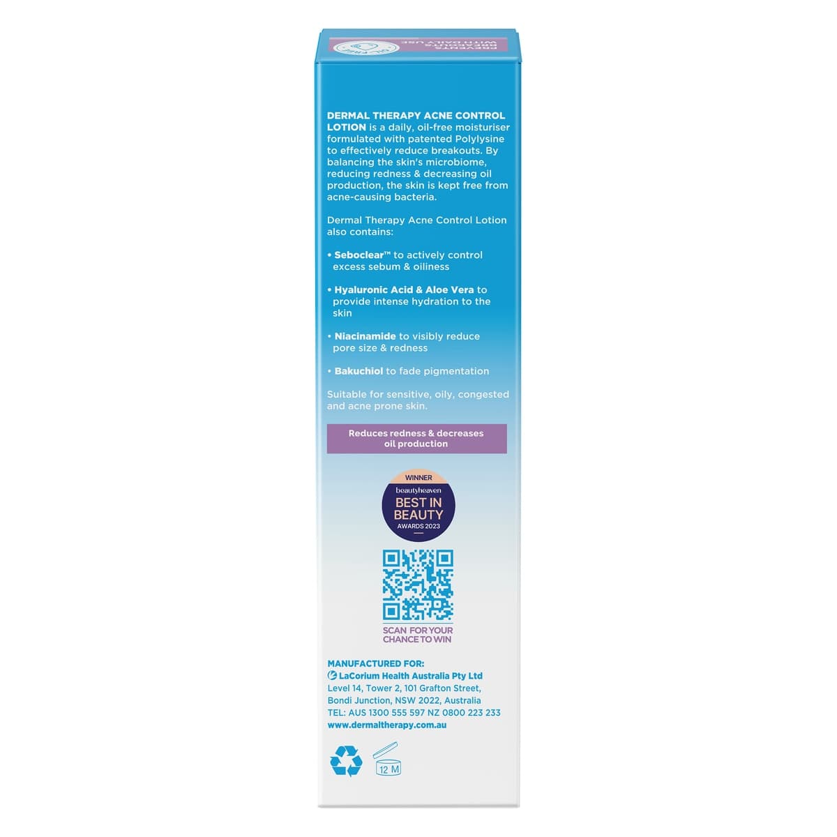 Thumbnail Dermal Therapy Acne Control Lotion 85ml