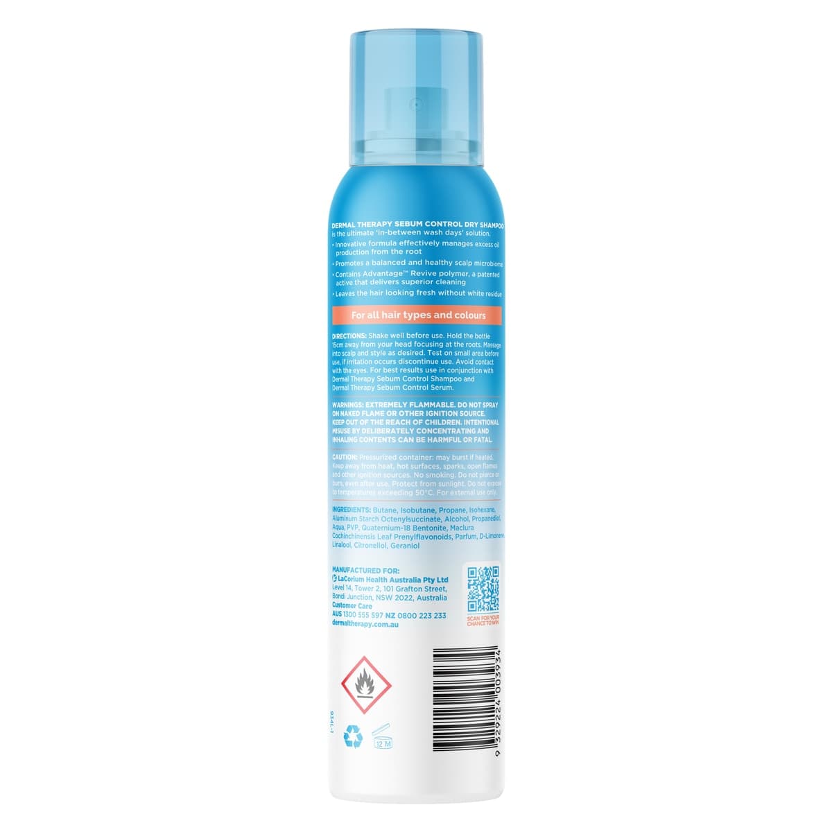 Thumbnail Dermal Therapy Sebum Control Dry Shampoo 120g