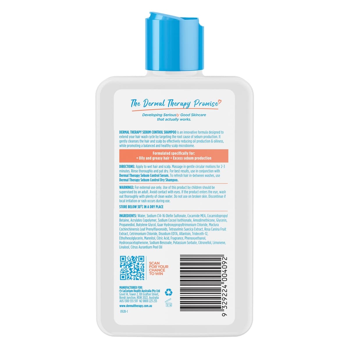Thumbnail Dermal Therapy Sebum Control Shampoo 175ml