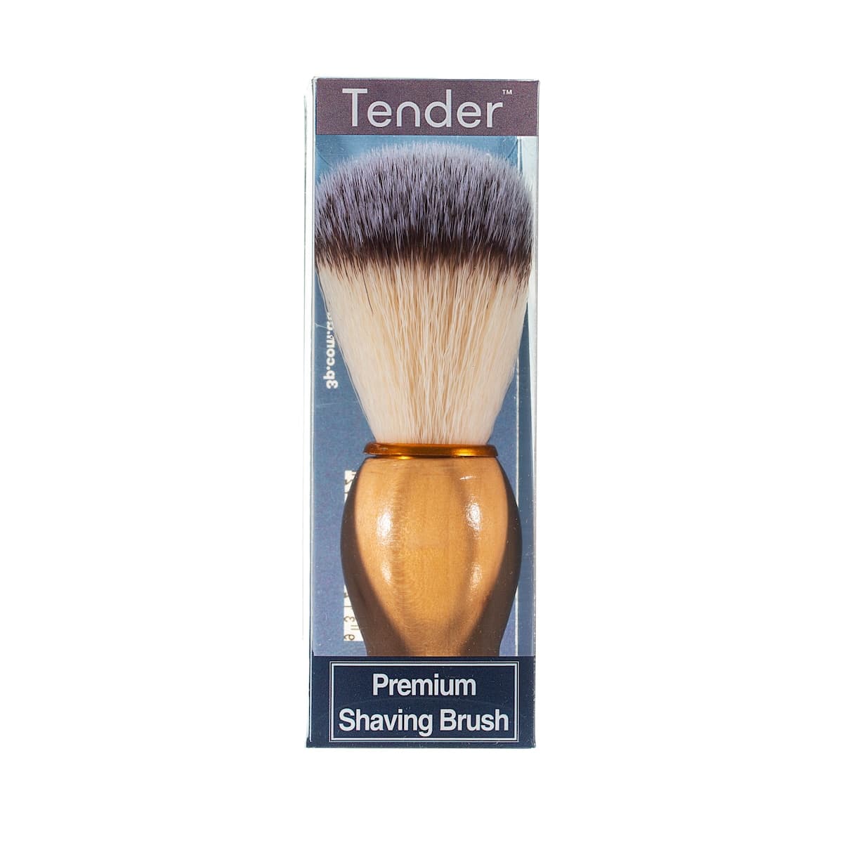 Thumbnail Tender Pure Bristle Wood Handle Premium Shave Brush Boxed