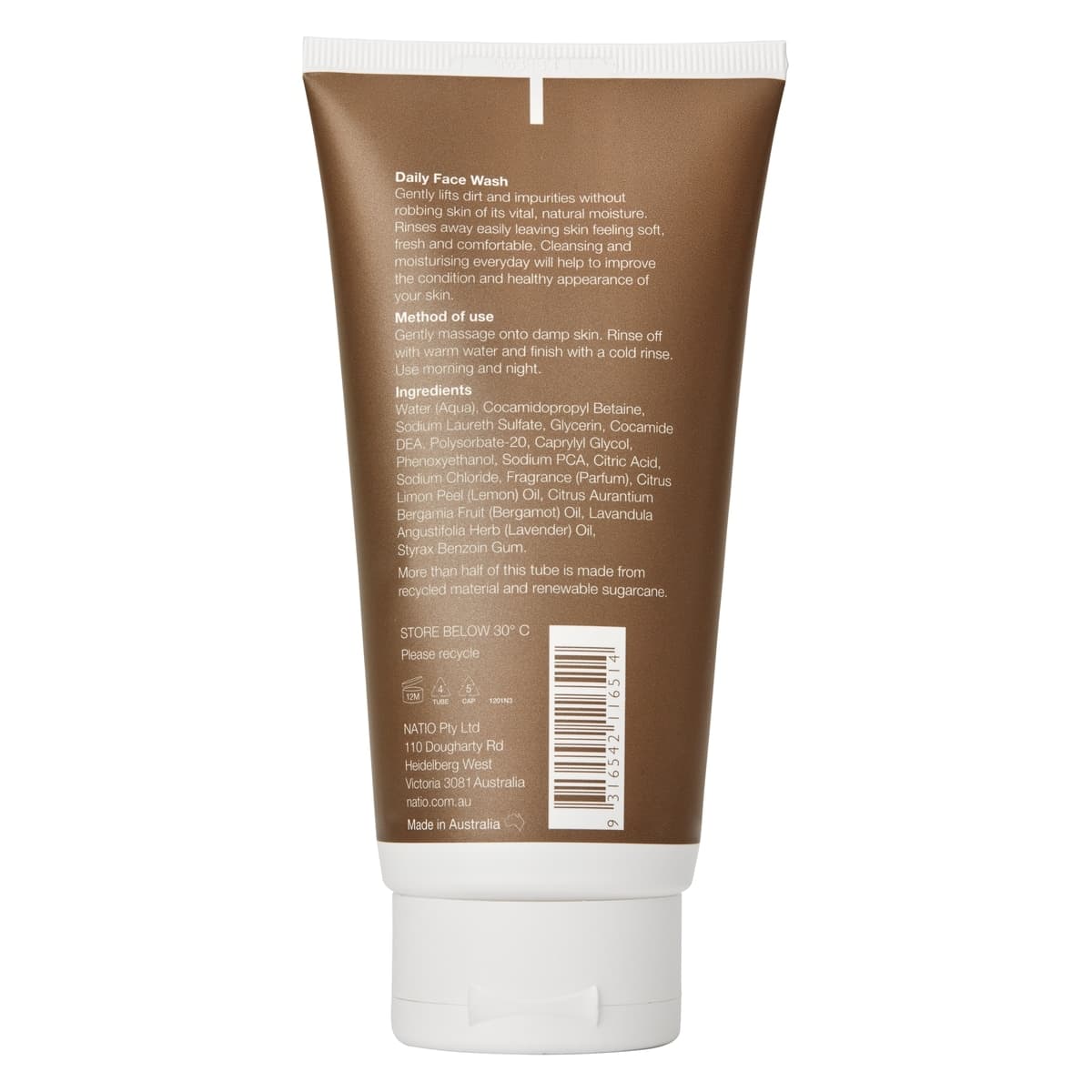 Thumbnail Natio for Men Daily Face Wash 150g