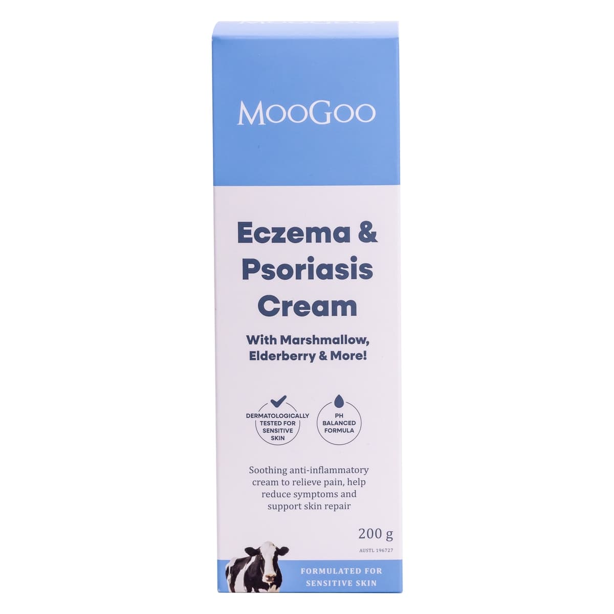 Thumbnail MooGoo Eczema & Psoriasis Cream with Marshmallow Elderberry 200g