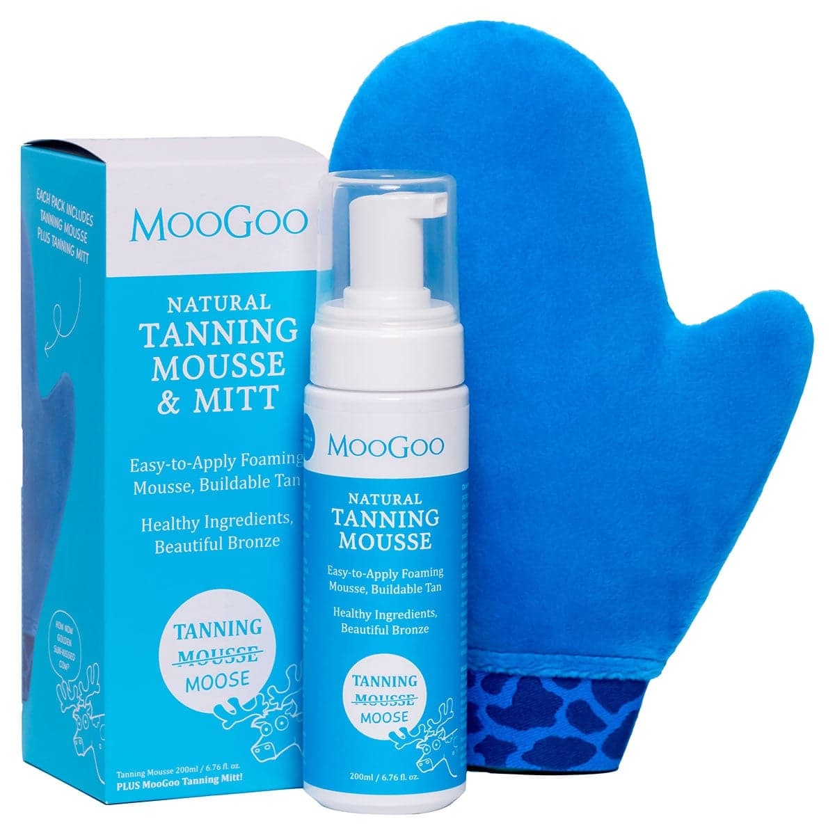 Thumbnail MooGoo Natural Tanning Mousse & Mitt Bundle 1 Pack
