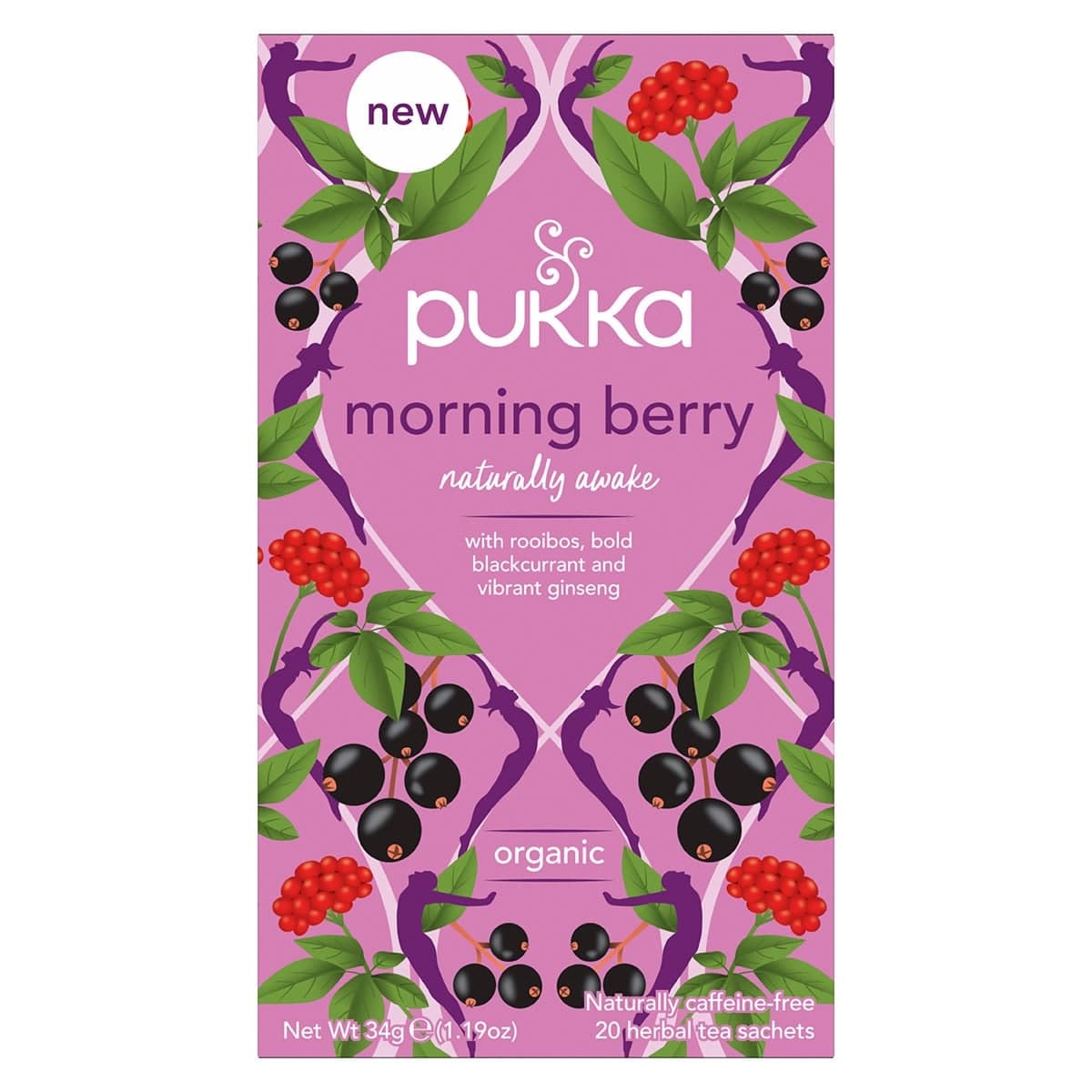 Thumbnail Pukka Morning Berry Tea Bags 20 Pack