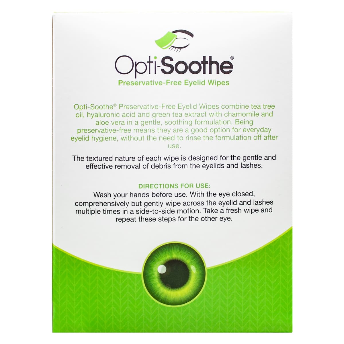 Thumbnail Opti-Soothe Preservative Free Eyelid Wipes 30 Pack