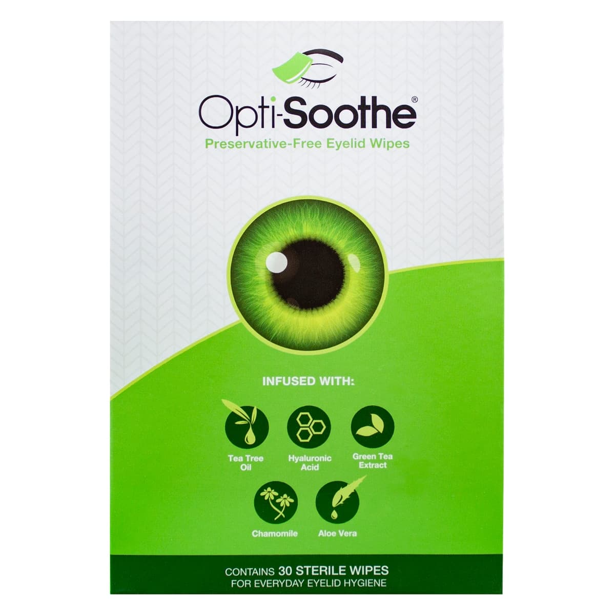 Thumbnail Opti-Soothe Preservative Free Eyelid Wipes 30 Pack