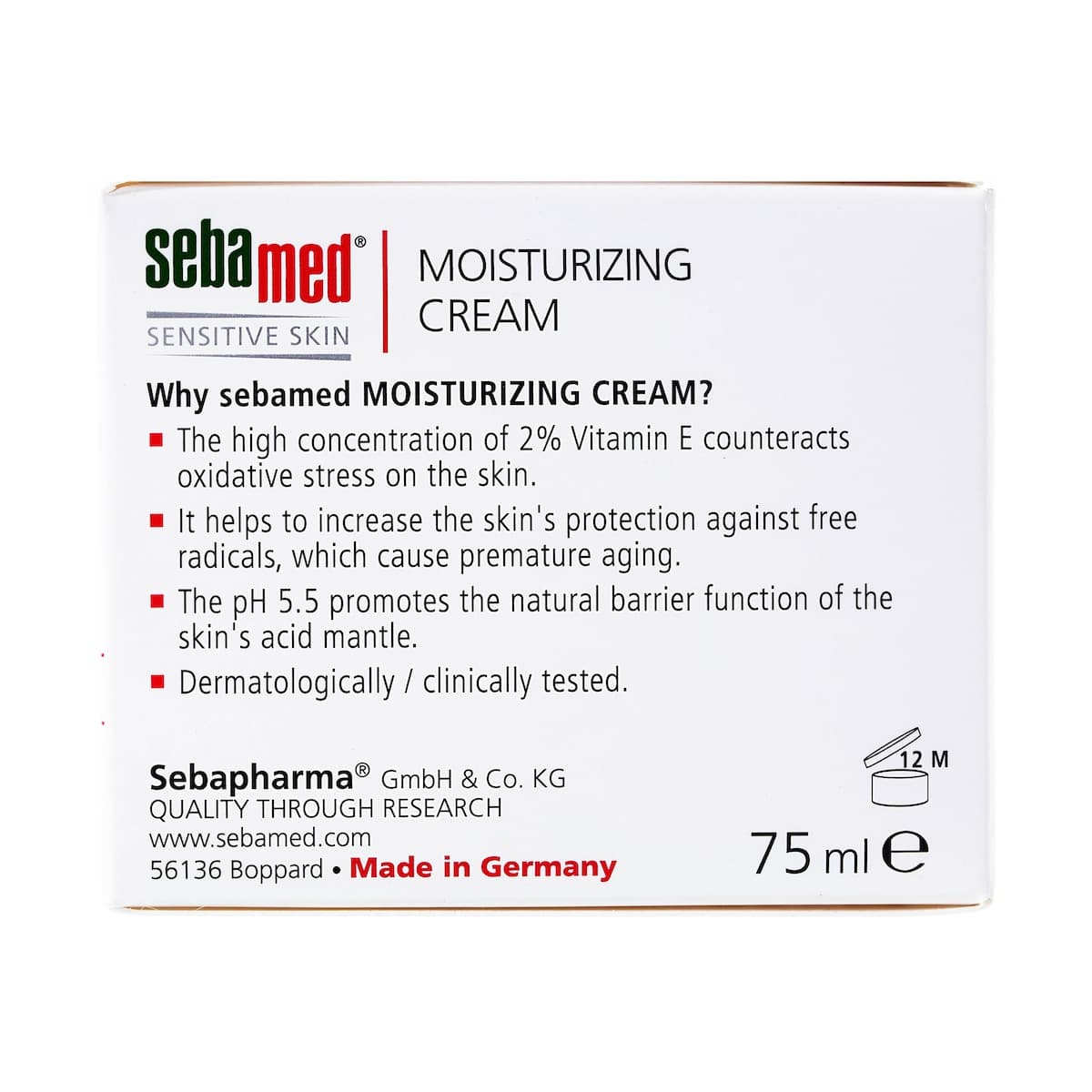 Thumbnail Sebamed Moisturising Cream 75ml