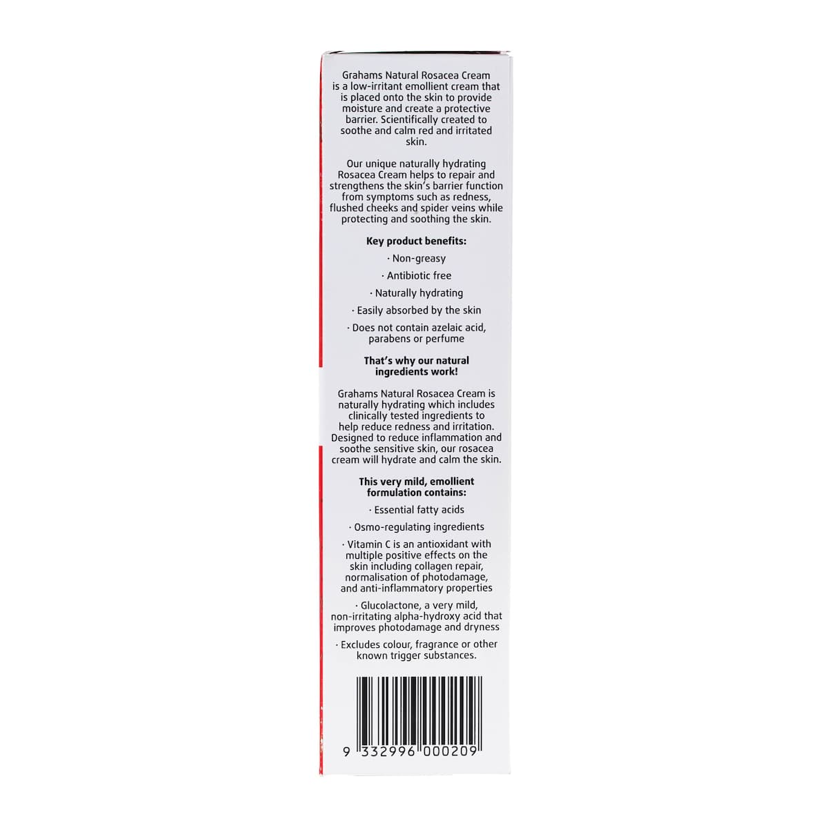 Thumbnail Grahams Natural Rosacea Cream 75g