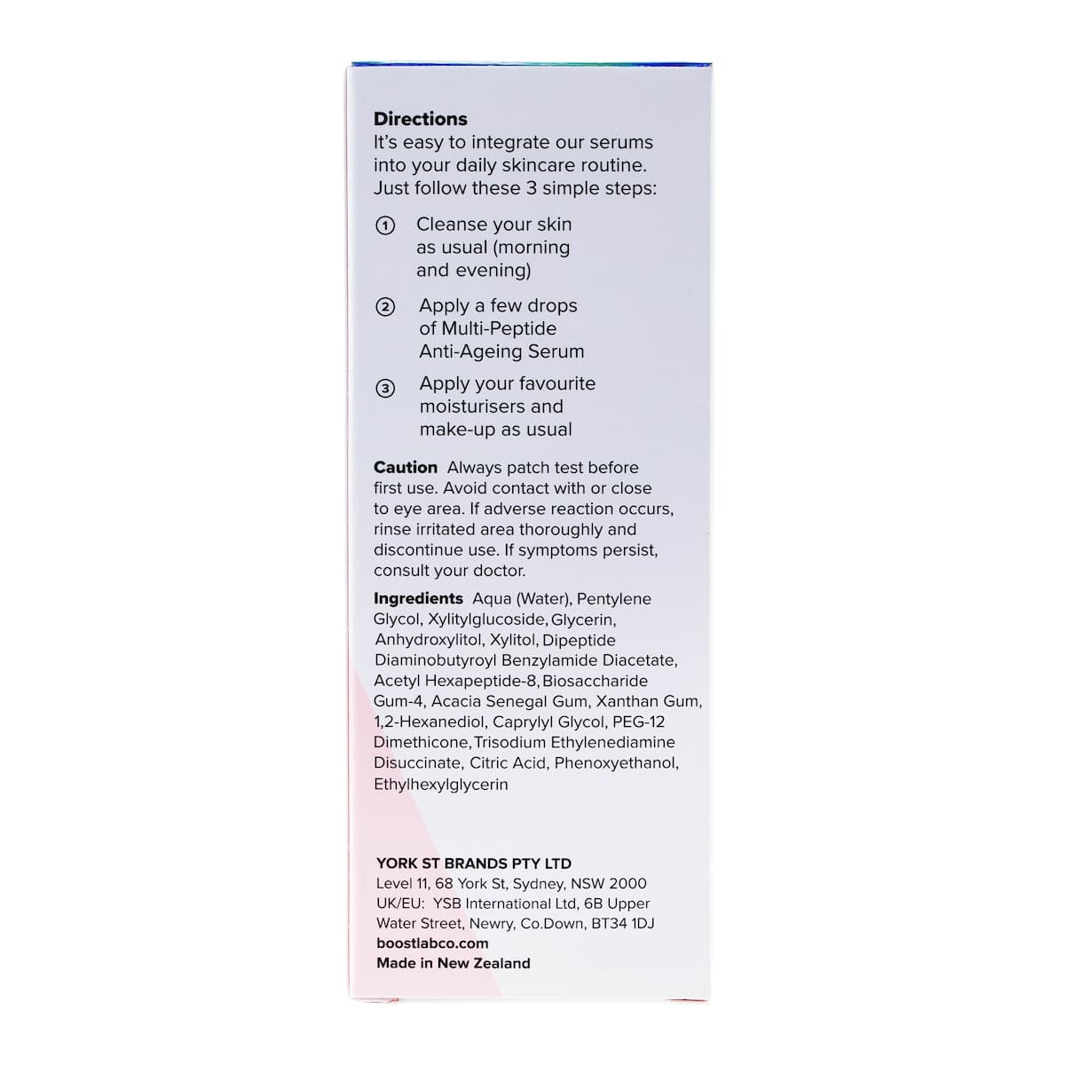 Thumbnail BOOST LAB Multi-Peptide Anti-Ageing Serum 30ml
