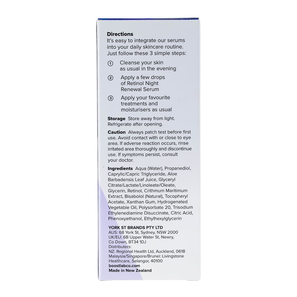 Thumbnail BOOST LAB Retinol Night Renewal Serum 30ml