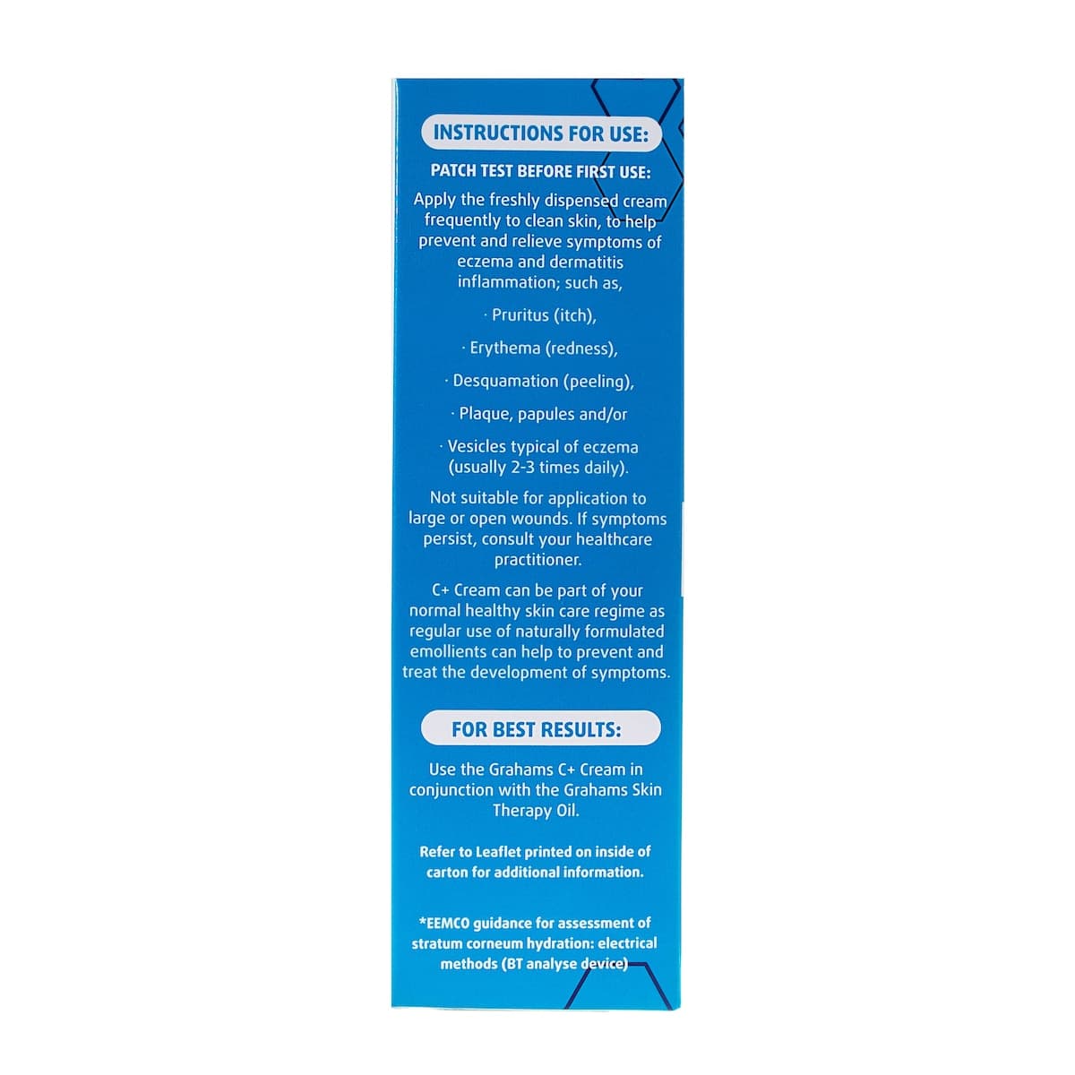 Thumbnail Grahams Natural C+ Eczema & Dermatitis Cream 120g