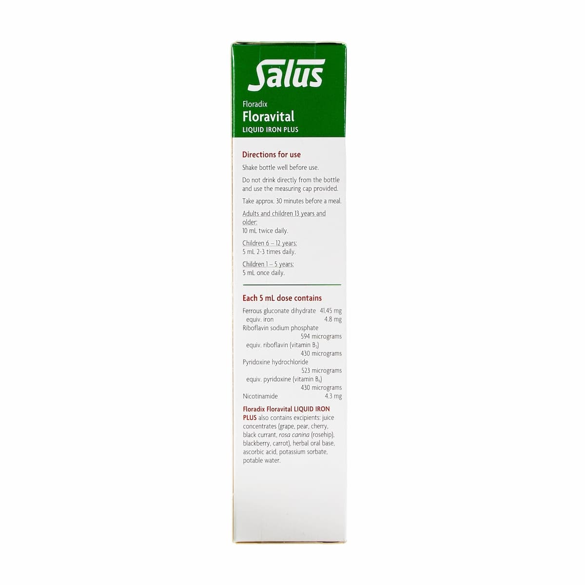 Thumbnail Floradix Floravital Liquid Iron Plus 500ml
