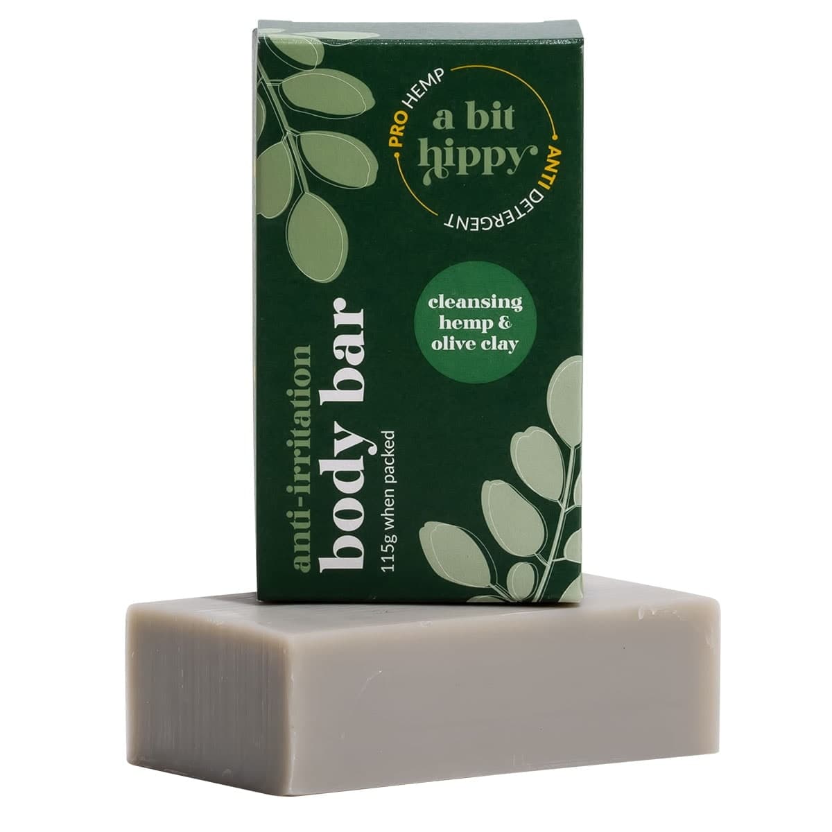 Thumbnail A Bit Hippy Hemp & Olive Body Bar 115g