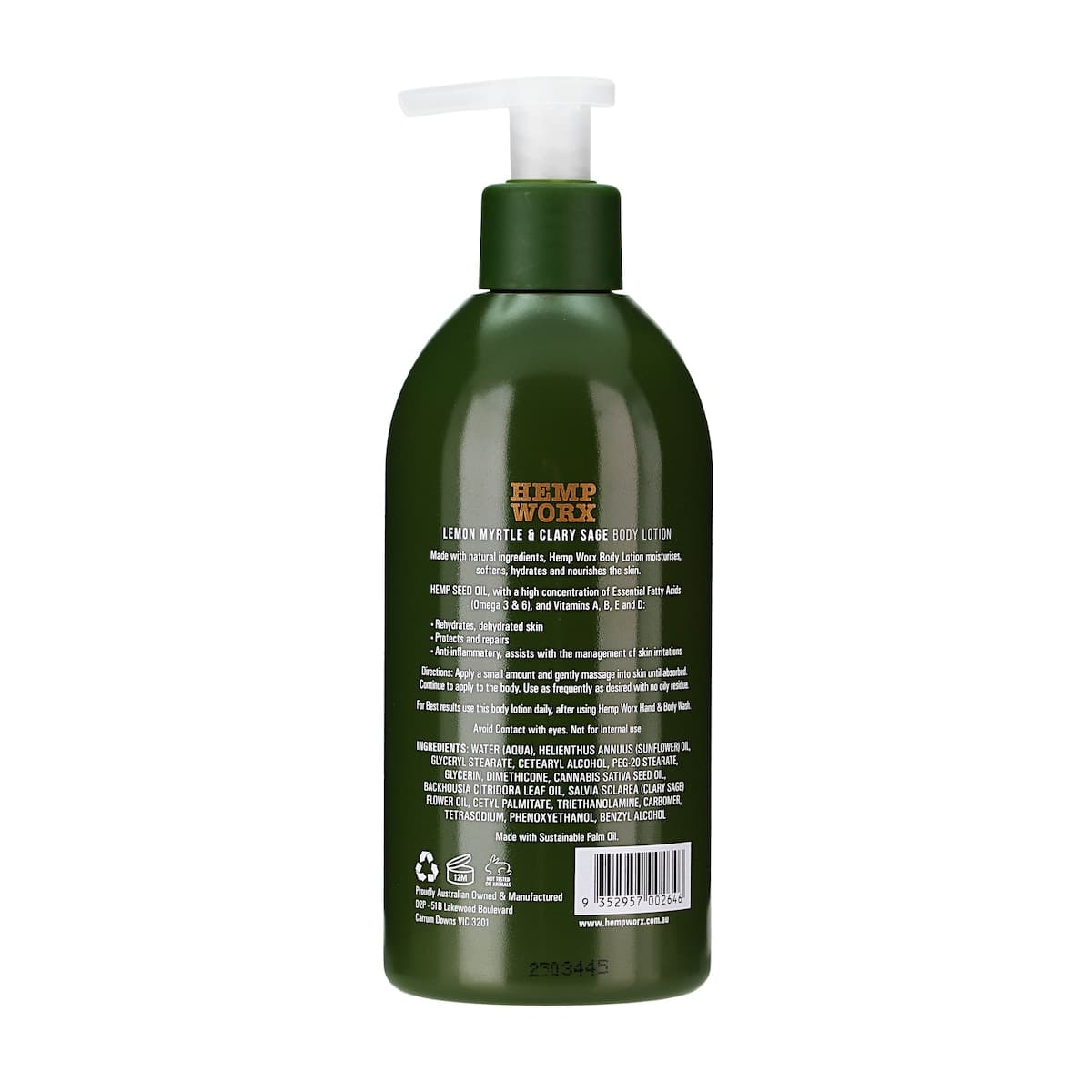 Thumbnail Hemp Worx Lemon Myrtle Body Lotion 300ml