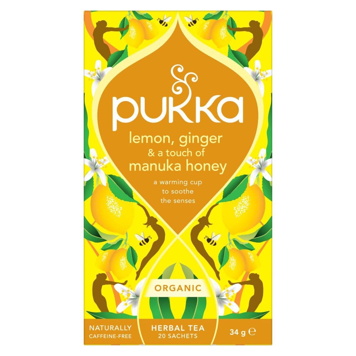 Thumbnail Pukka Lemon Ginger & Manuka Honey Tea Bags 20 Pack