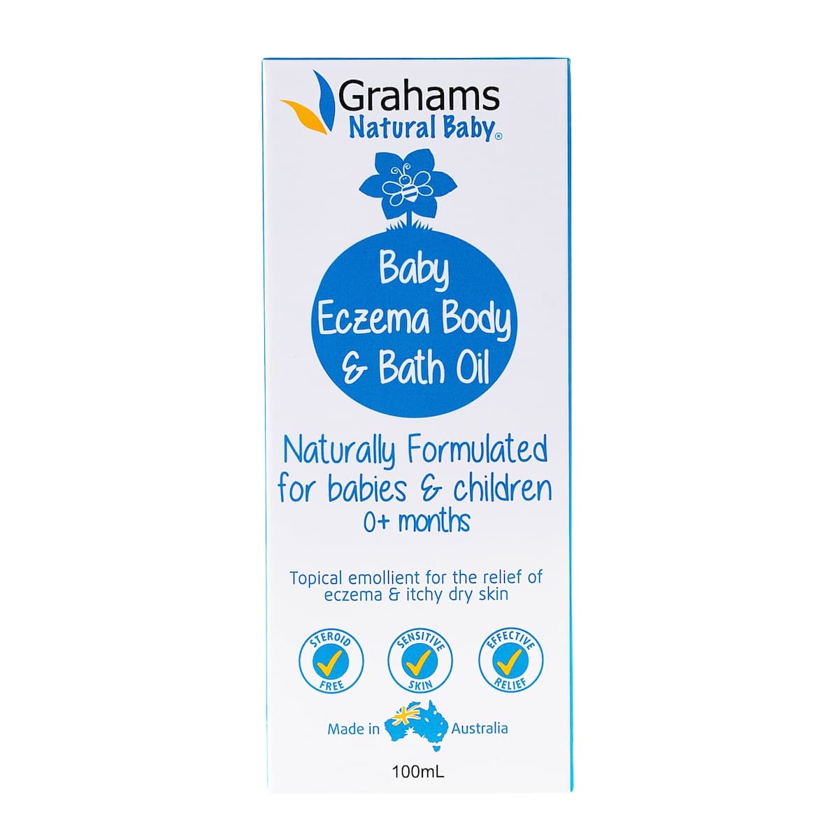 Thumbnail Grahams Natural Baby Eczema Body & Bath Oil 100ml