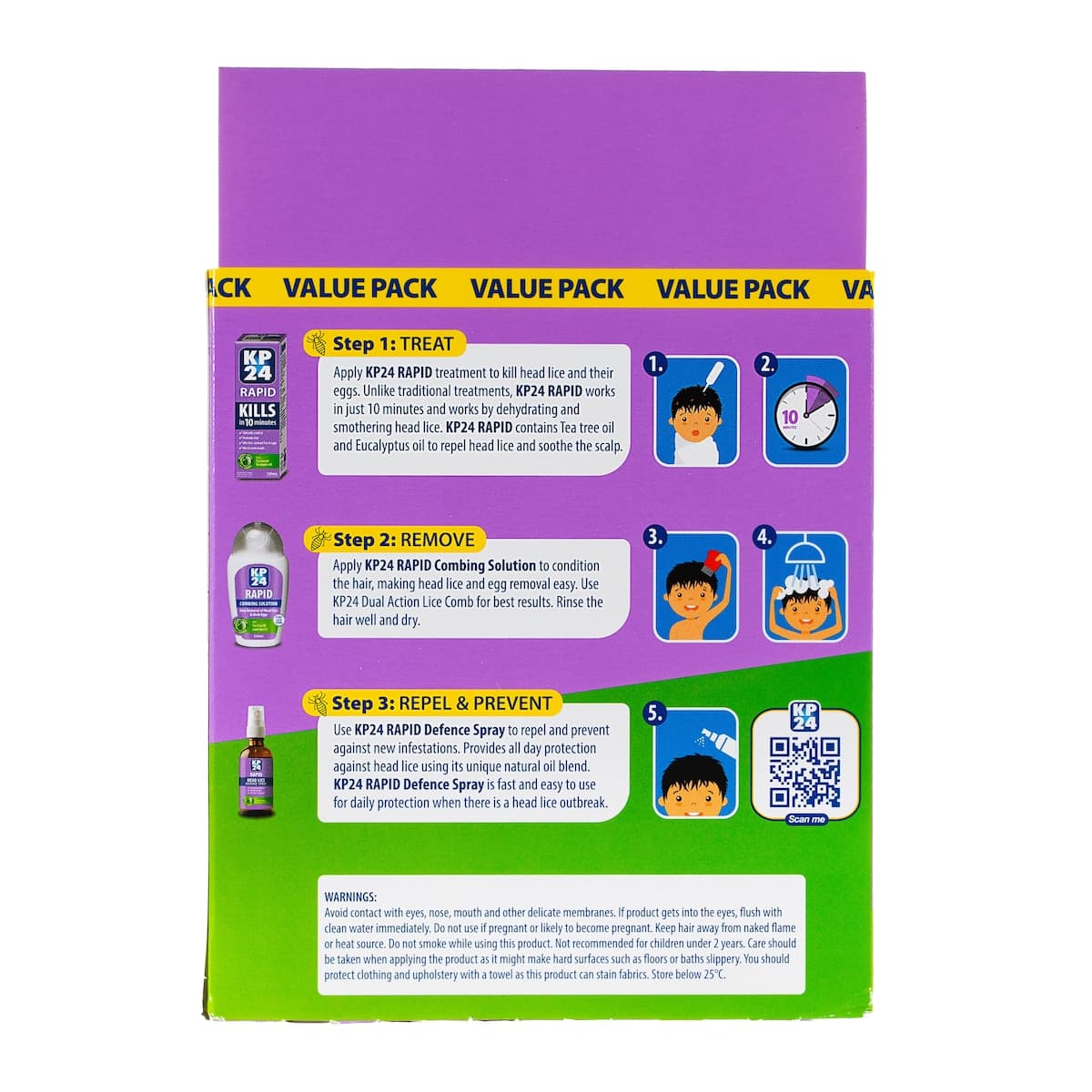 Thumbnail KP24 Rapid Head Lice Treatment Kit