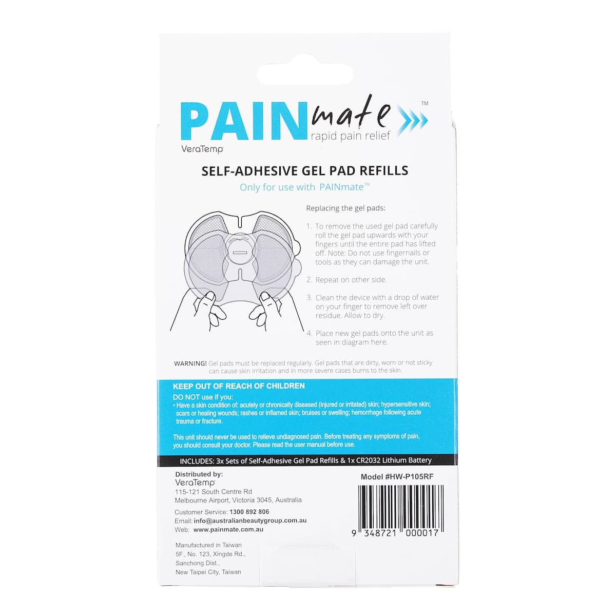 Thumbnail Painmate Tens Device Refill Pack