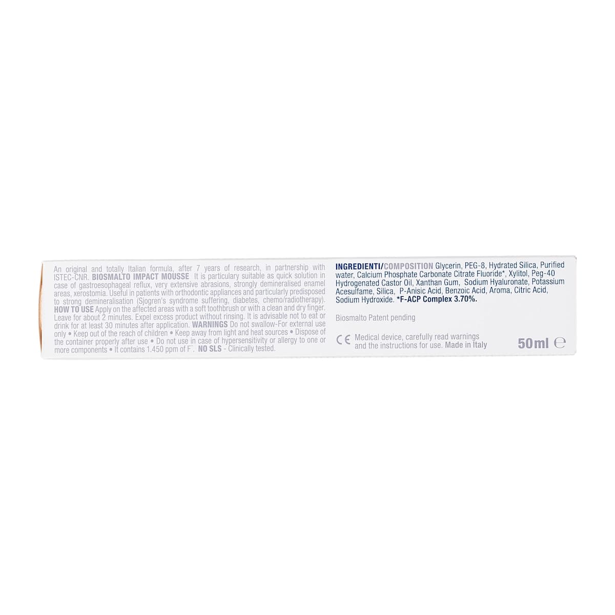 Thumbnail Curasept Biosmalto Mousse Caries Abrasion Erosion Mint 50ml