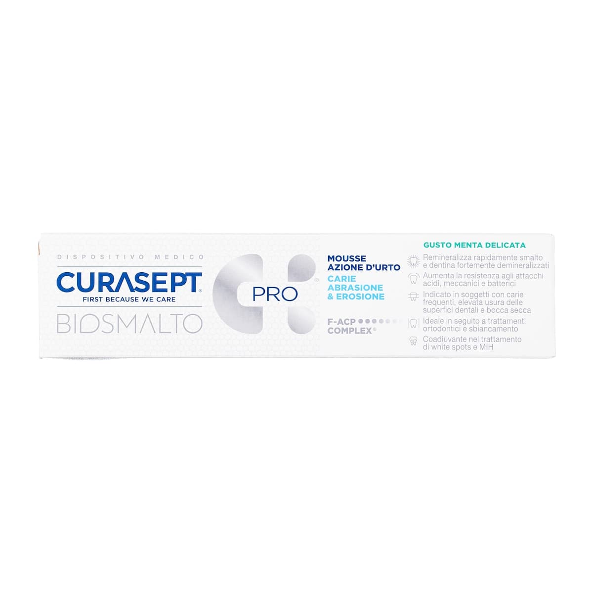 Thumbnail Curasept Biosmalto Mousse Caries Abrasion Erosion Mint 50ml