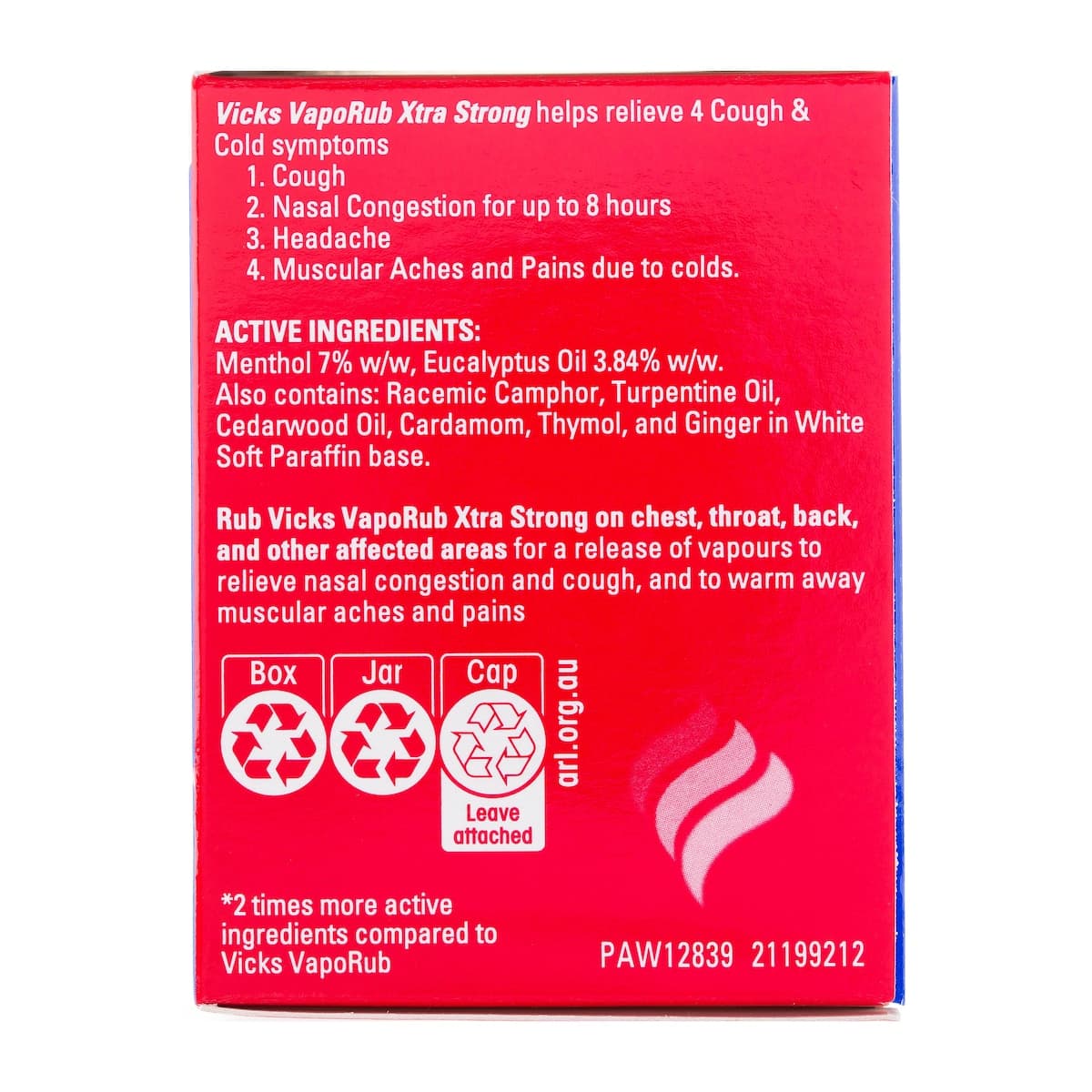 Thumbnail Vicks Vaporub Xtra Strong 100g