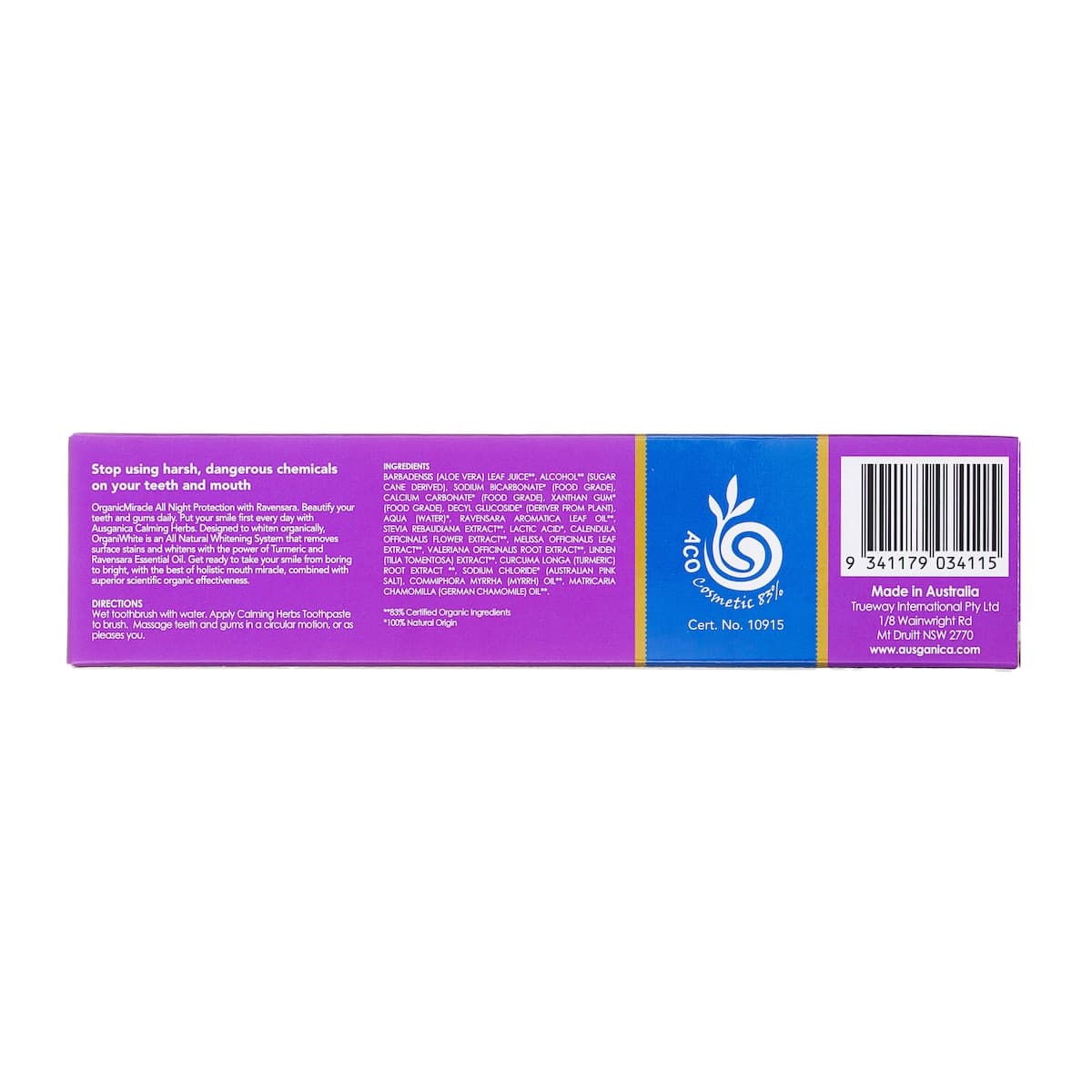 Thumbnail Ausganica Organiwhite Calming Herbs Toothpaste 130g