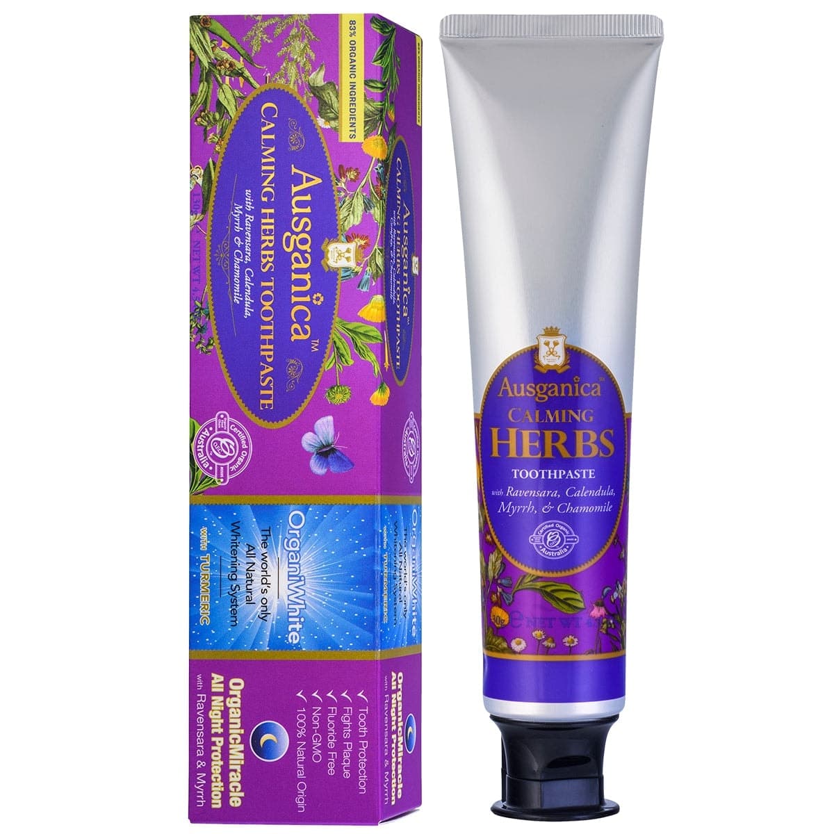 Thumbnail Ausganica Organiwhite Calming Herbs Toothpaste 130g