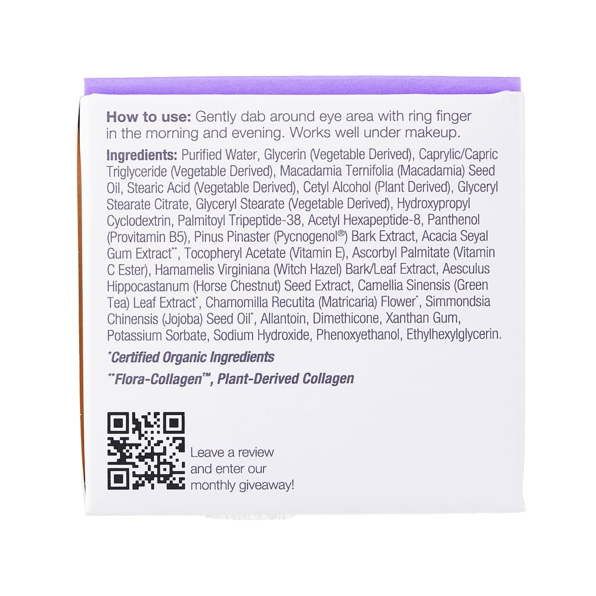 Thumbnail Derma E Advanced Peptides & Flora Collagen Eye Cream 14G